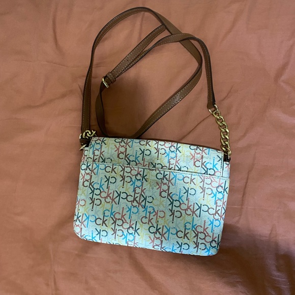 calvin klein rainbow purse